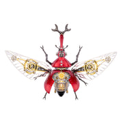 mechanical beetle model kit, steampunk diy metal insect building set (317pcs)