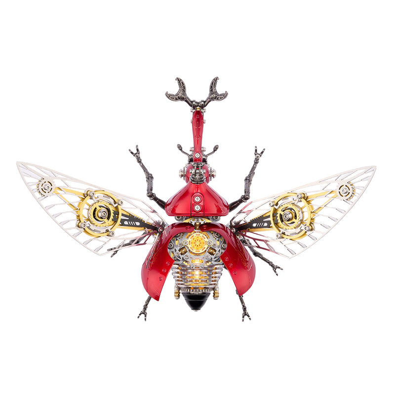 mechanical beetle model kit, steampunk diy metal insect building set (317pcs)