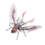 mechanical beetle model kit, steampunk diy metal insect building set (317pcs)