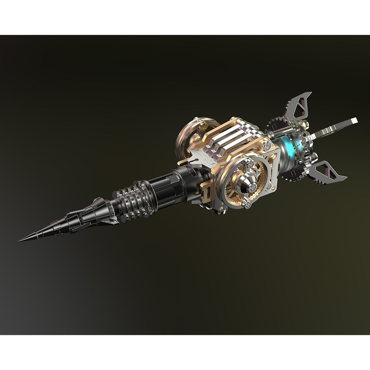 Weapons Accessories for Mechanical War Spider 3D Assembly Model Kit