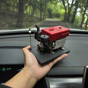 3d printed electric single cylinder diesel engine model for desktop display