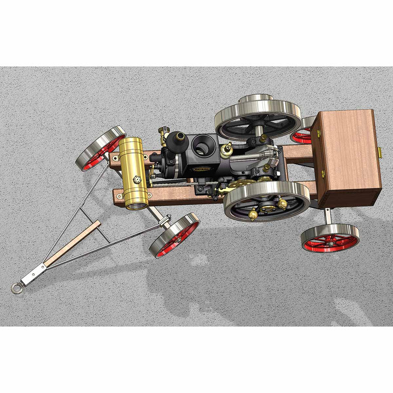 custom steering cart for retrol hm-01 hit and miss engine model