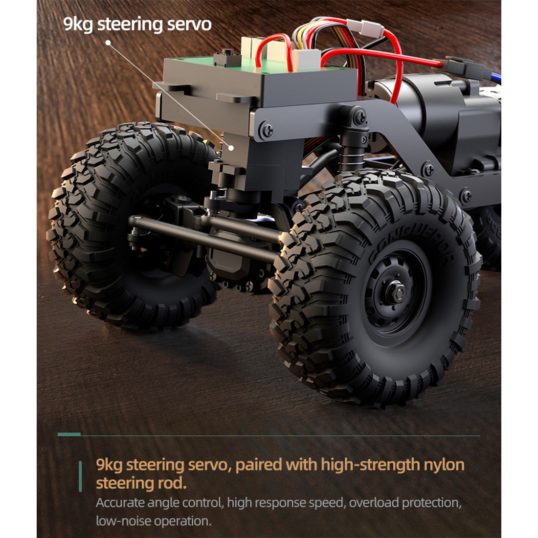 1/16 scale full-proportional rc crawler - entry-level performance, high-detail design
