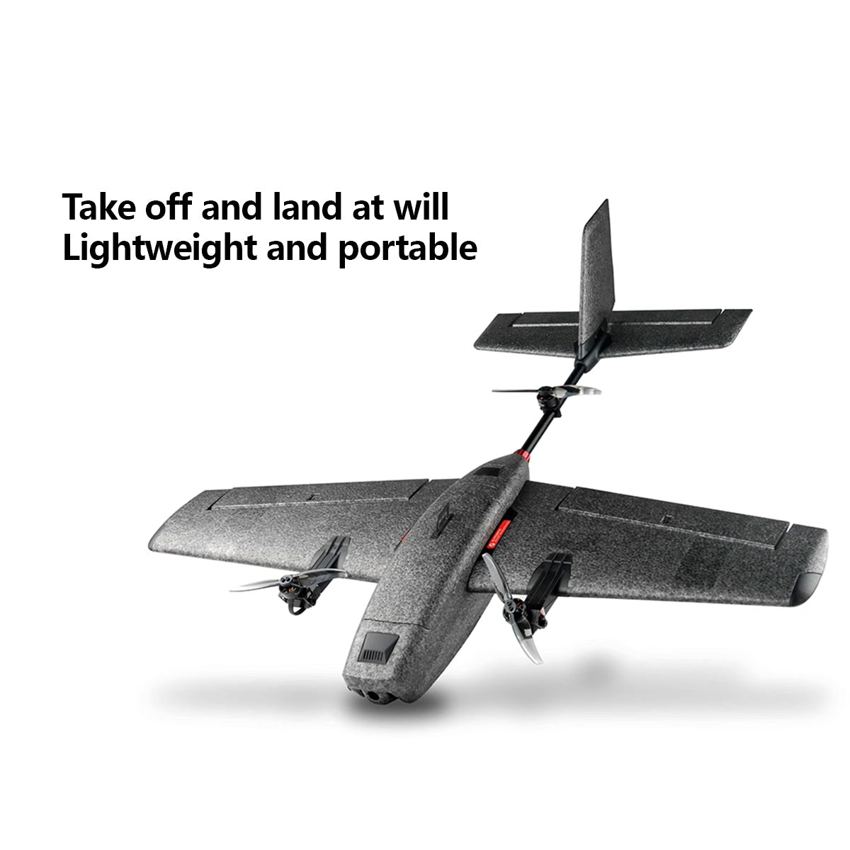 heewing ranger t1 vtol 2.4g epp vertical takeoff and landing fixed-wing rc aircraft with fpv camera mount and flight controller