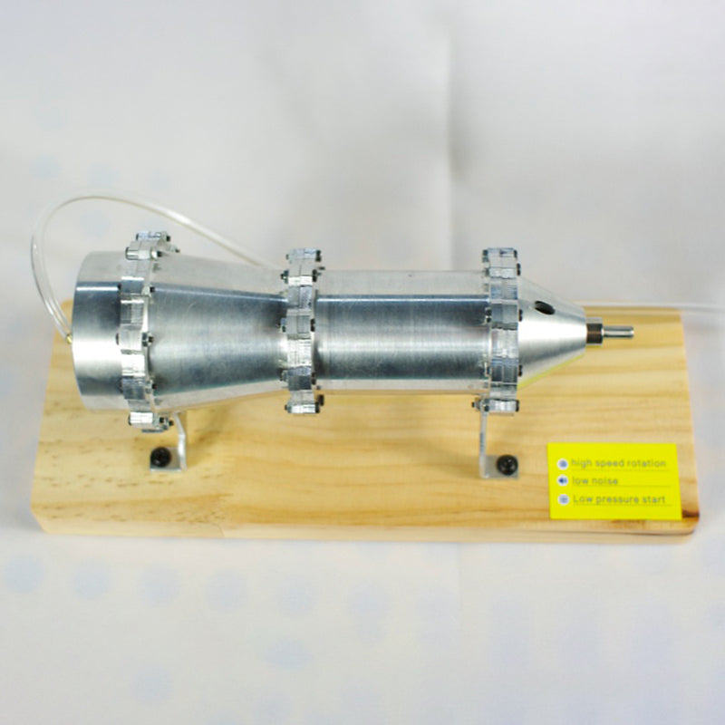 Working Multi-Stage Centrifugal Steam Turbine Model, Alloy External Combustion Engine Demonstration Model for Educational Science Teaching Display - EngineDIY