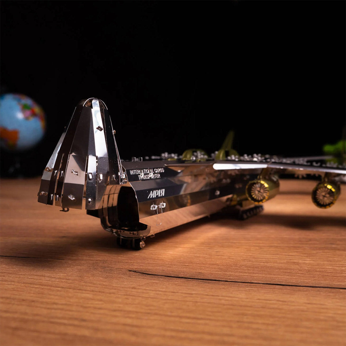 3d metal an-225 mriya aircraft model kit, collectible desktop display for aviation lovers-267pcs