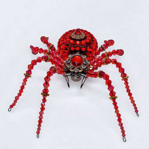 3d mechanical crystal spider music box model kit
