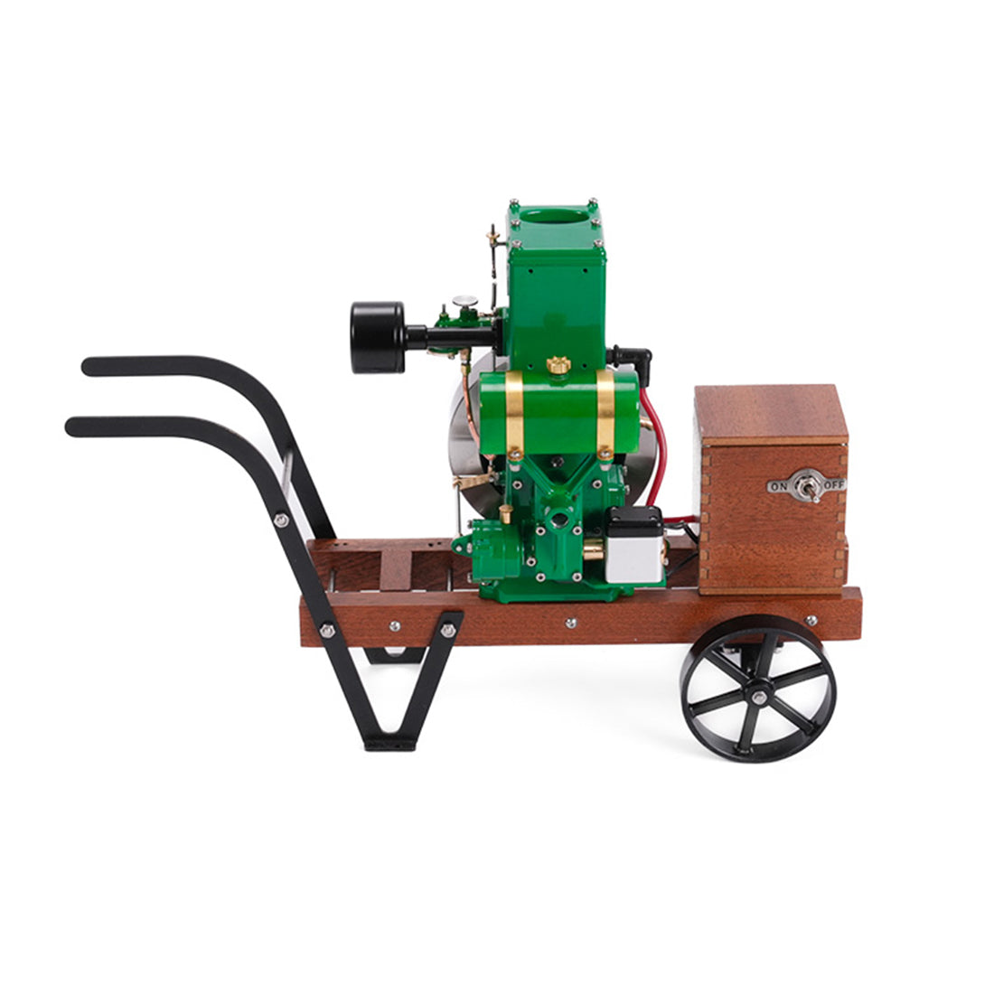 RETROL & OKMO D Type Stationary Miniature Gasoline Internal Combustion Engine Model Centennial Anniversary Edition - EngineDIY