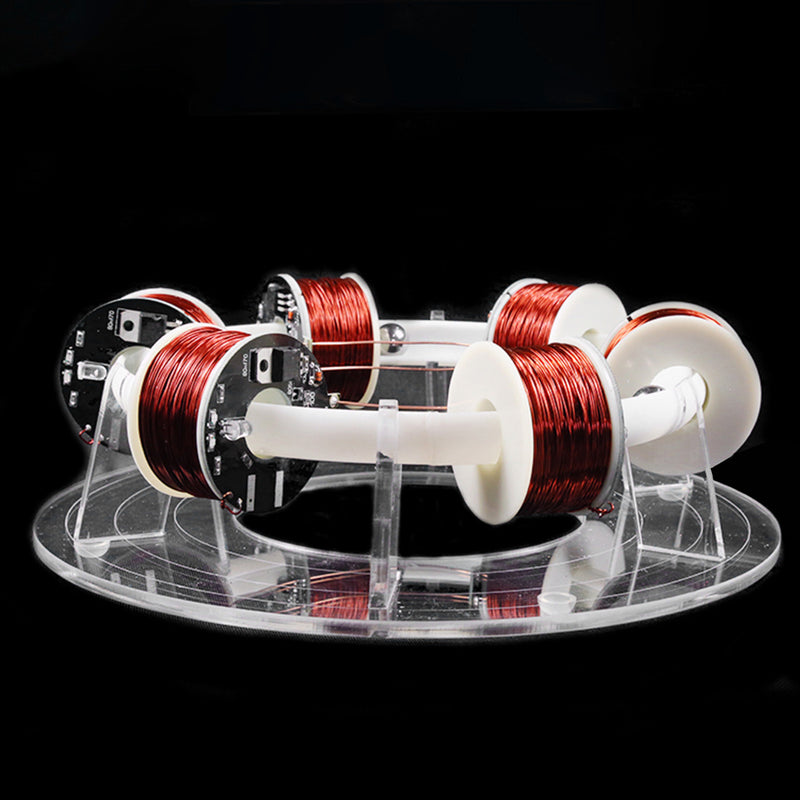 Stark 6 Coils Ring Accelerator Cyclotron High-tech Physics Model