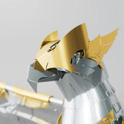 3d stainless steel mechanical eagle diy assembly model kit, desktop for adults and collectors (247+pcs)