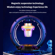 magnetic levitation bluetooth speaker 360°rotation with led light creative audio device