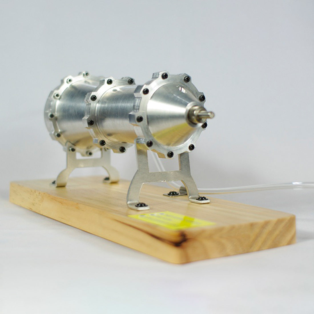 Working Multi-Stage Centrifugal Steam Turbine Model, Alloy External Combustion Engine Demonstration Model for Educational Science Teaching Display - EngineDIY