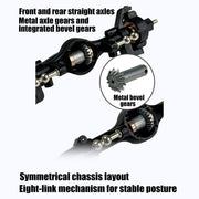 1/18 scale 2.4g 3ch 4wd tube chassis off-road rc car model with flip-up headlights