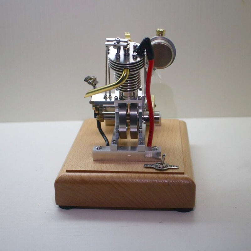 H09 Mini Hoglet Single-Cylinder Four-Stroke Gasoline Engine Model for Motorcycles with Pedal Start