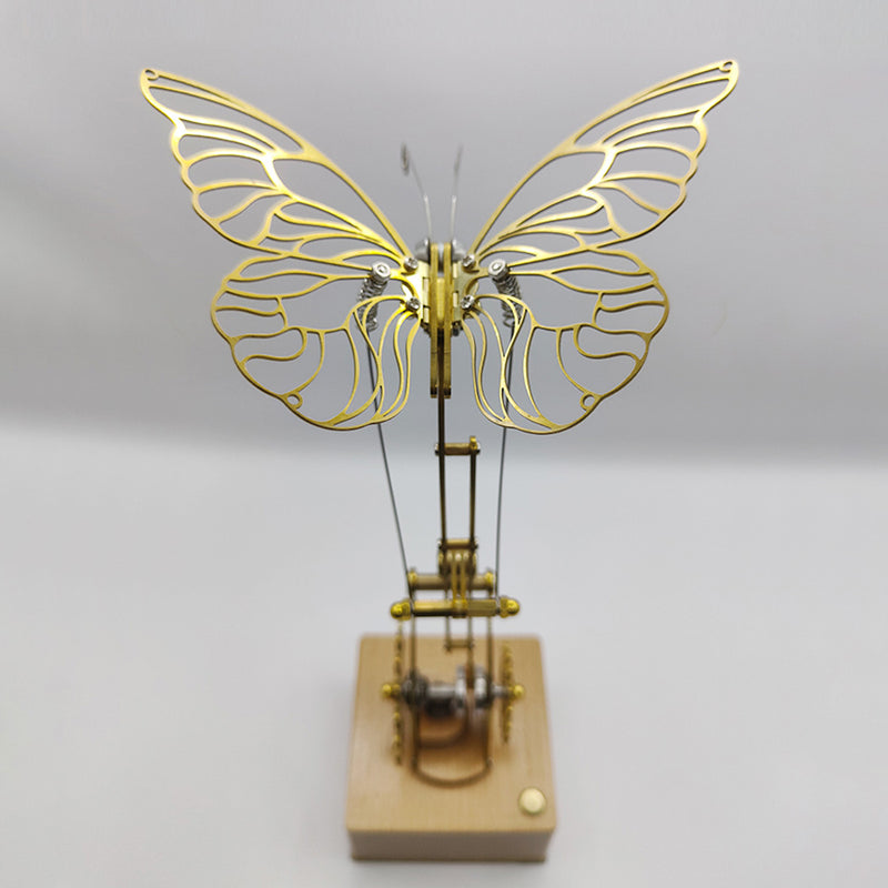 Mechanical Butterfly Dynamic 3D DIY Mechanical Metal Butterfly Model Kit for Kids, Teens, and Adults - EngineDIY
