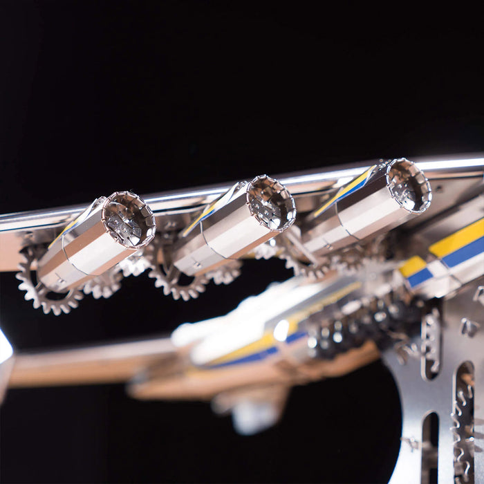 3d metal an-225 mriya aircraft model Kit, collectible desktop display for aviation lovers-270pcs