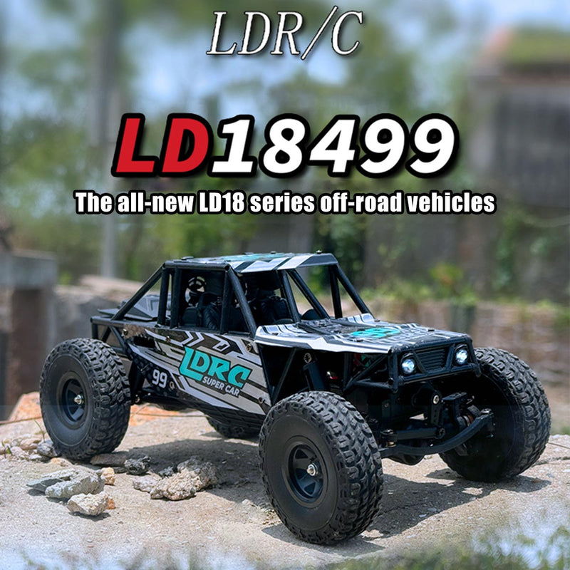 1/18 scale 2.4g 3ch 4wd tube chassis off-road rc car model with flip-up headlights