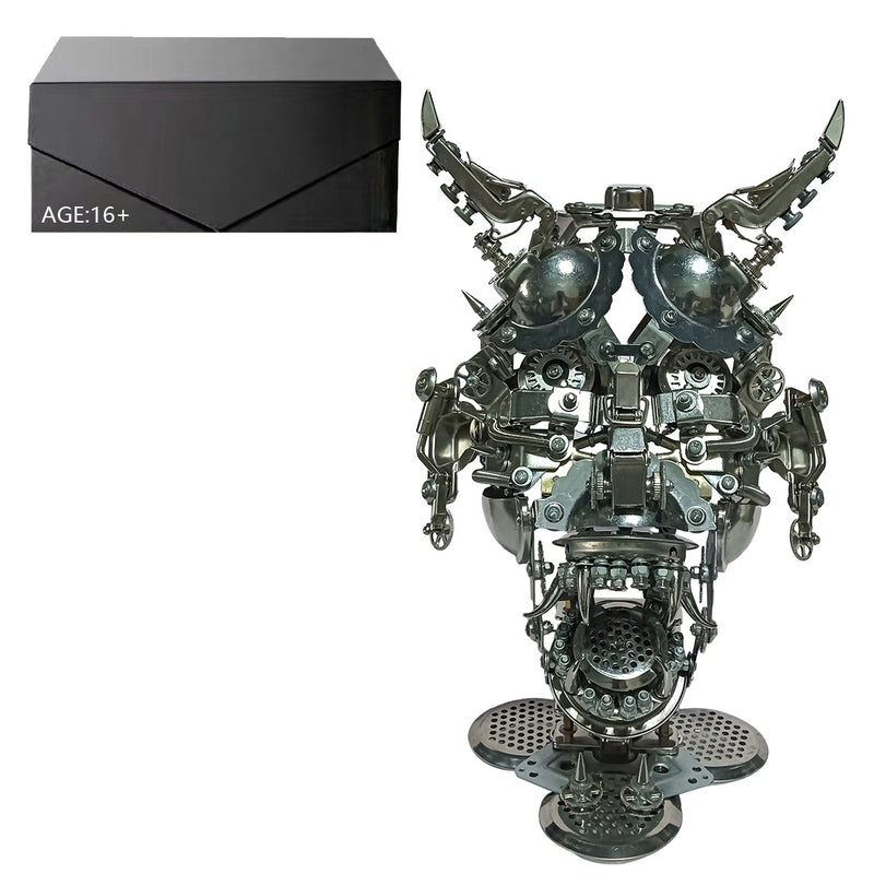 Hannya 3D DIY Mechanical Punk Japanese Ghast Mask Metal Assembly Model - EngineDIY