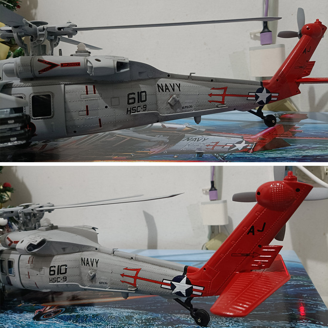 YU XIANG YXZNRC F09-S Helicopter 1/47 2.4G 6CH Aircraft Dual