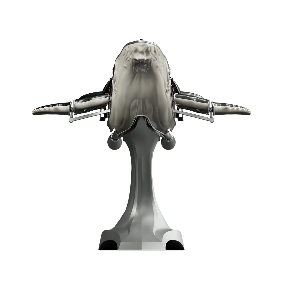 3d metal mechanical humpback whale model kit– diy marine creature assembly puzzle toy