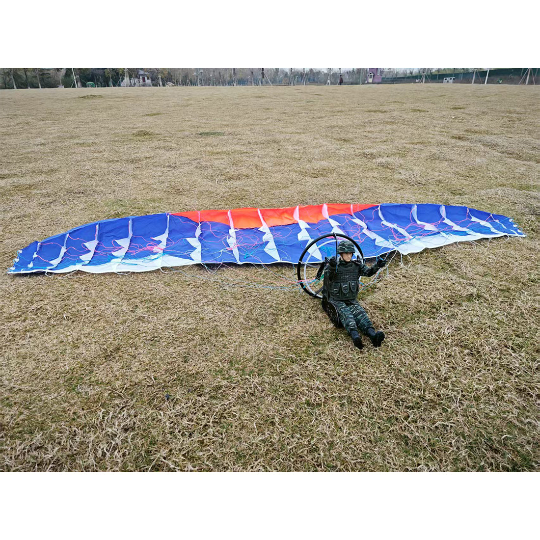 2.4G 1.8m wingspan nylon canopy fabric electric rc stunt paraglider model rtf version