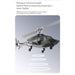 rc era a61 1/52 scale airwolf 2.4g 4ch single rotor flybarless mini rc helicopter model with optical flow altitude hold rtf