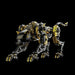 3d full-metal mechanical leopard model kit