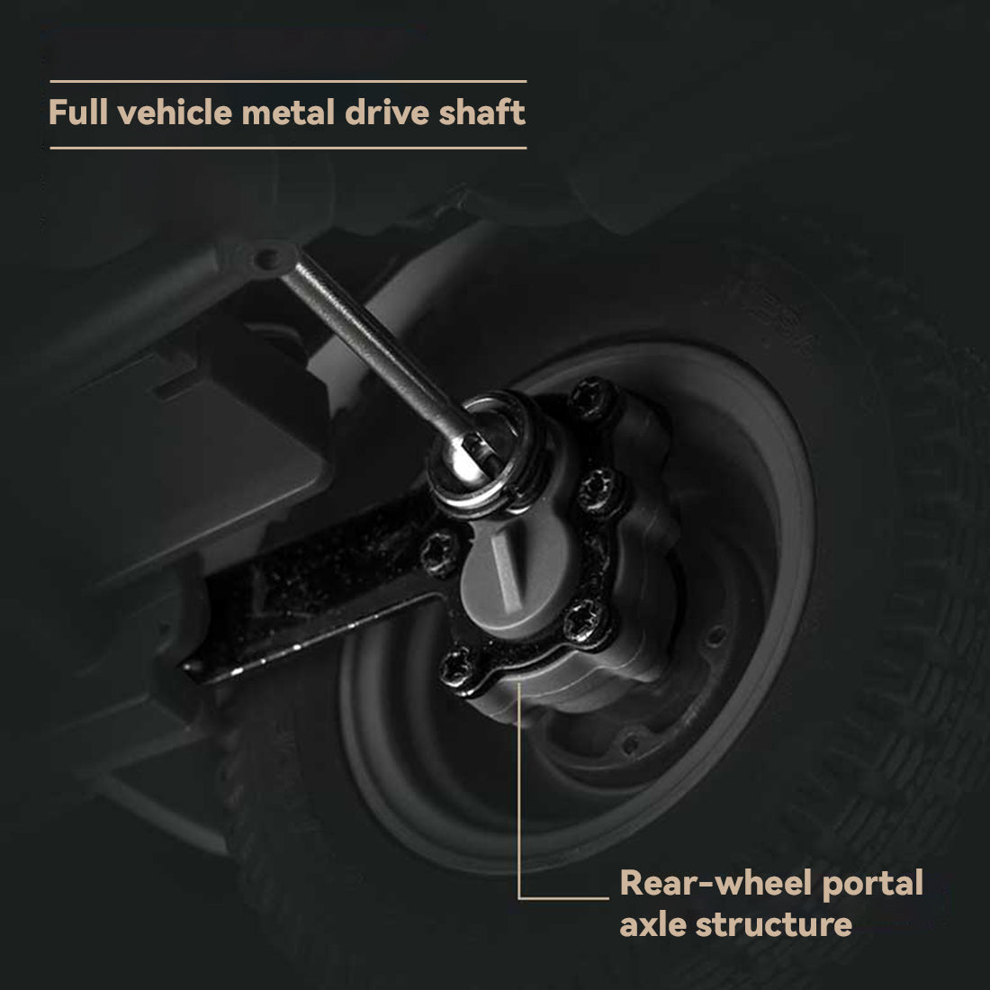 1/12 scale 2.4g type 82 rc barrel vehicle model with 4-wheel independent suspension