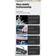 lhd-881 1/390 2.4g rc electric high-frequency twin-engine battleship model