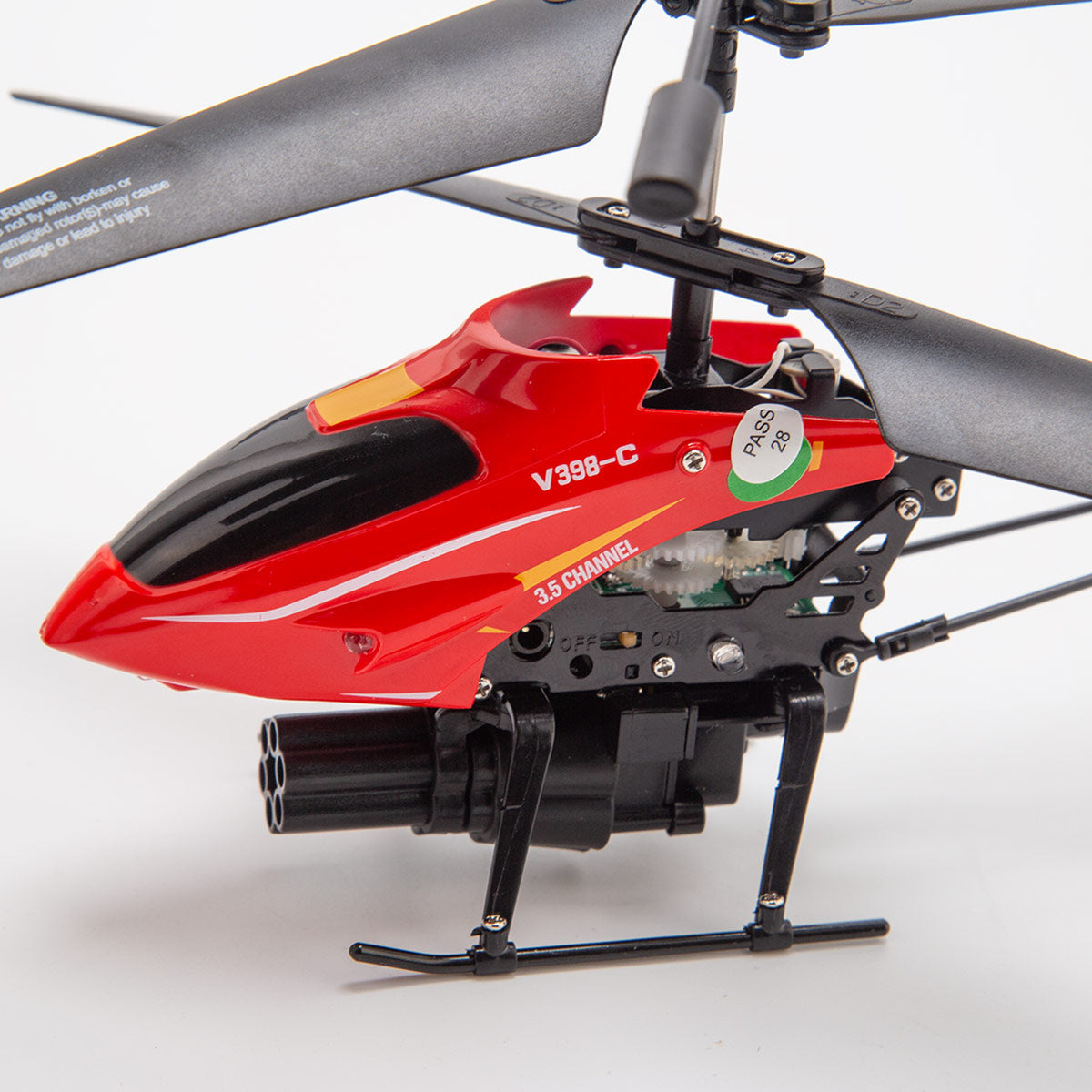  dual-blade rc helicopter with adjustable Left/right hand throttle
