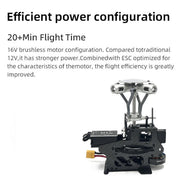 flywing ec135 470 class rc helicopter detachable propellers adac 6ch 2.4g with h1 flight controller & gps