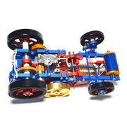Flame Eater Vacuum Engine Stirling Wheel Tractor Model Educational Mechanical Vehicle Artwork - EngineDIY