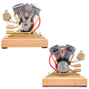 RETROL R33 Evolution 4.2CC Mini V2 Engine OHV V-Twin Motorcycle Engine Double-cylinder Four-stroke Gasoline Engine Internal Combustion Engine Model - EngineDIY