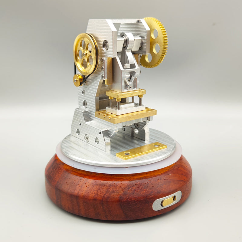 punch press machine rechargeable metal electric operable machine with wood base