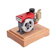 RETROL 1/8 2.6cc Mini Single-Cylinder Four-Stroke Gasoline Engine Model Upgraded Internal Combustion Engine Model - EngineDIY