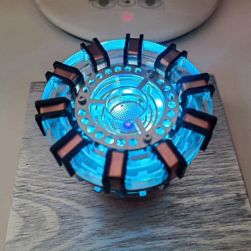Magnetic Levitation Reactor with Light and Wooden Base Creative Sci-Tech Model - EngineDIY