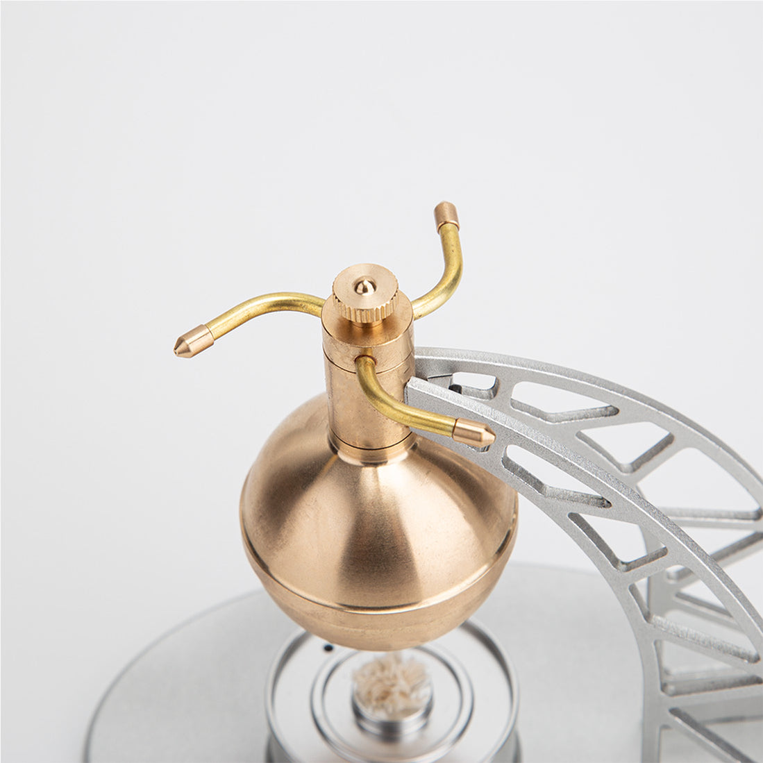 Hero's Engine Bladeless Radial Steam Ball Model Kit-Build Your Own Eng ...