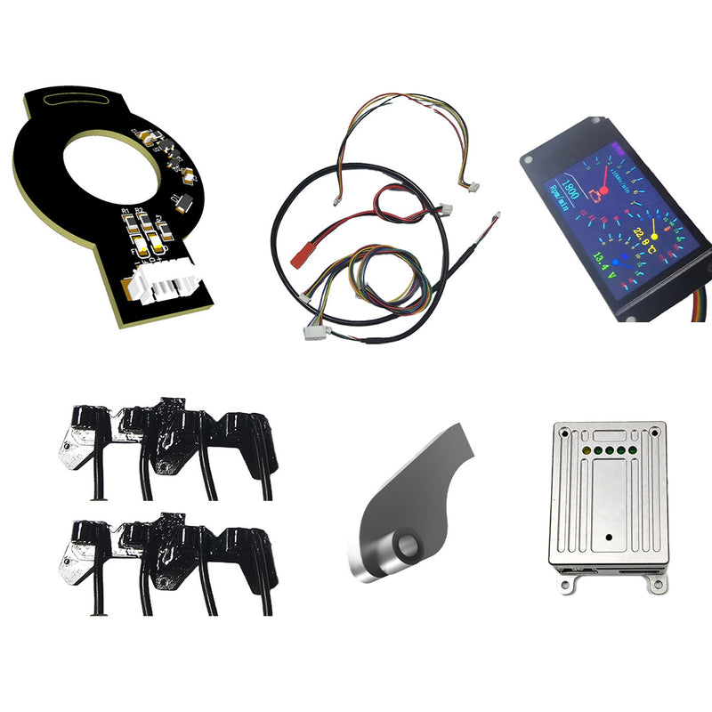 cison mcu ignition kit for ls-52 v8 engine – complete high-performance ignition system for model engines