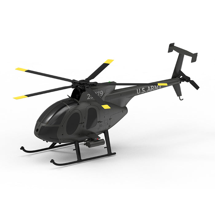 YU XIANG F119S MD500 1/16 Scale 250-Class RC Little Bird Helicopter – Flybarless 2.4G 9CH RTF Model with 6G/3D Flight Modes