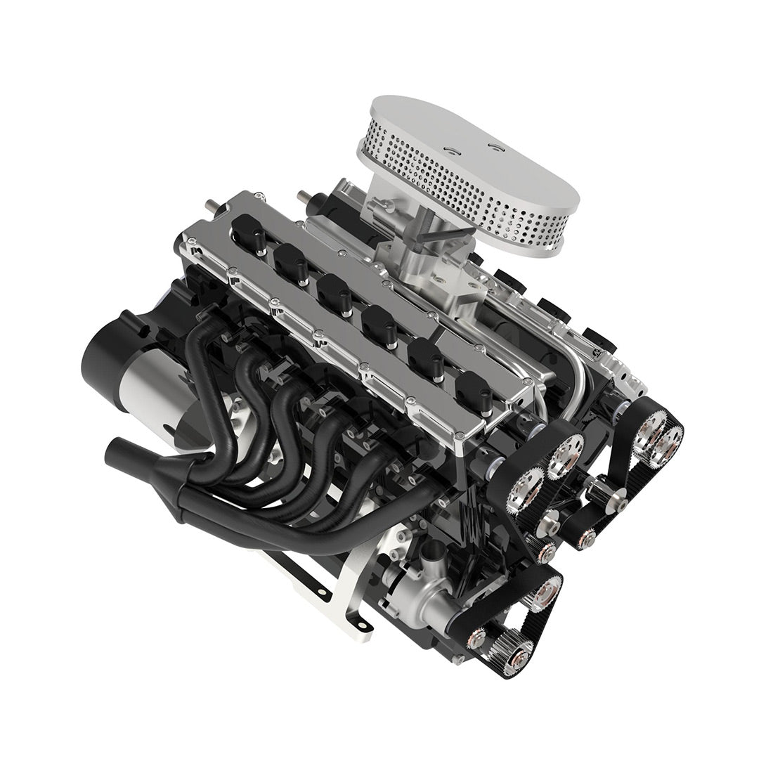 enjomor v12 engine model that works gs-v12 gas engine johnnyq90 large scale model v12 72cc chuan qi 