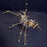 3D Nocturnal Hunter Spider DIY Steampunk Metal Assembly Animal Model Halloween Decor