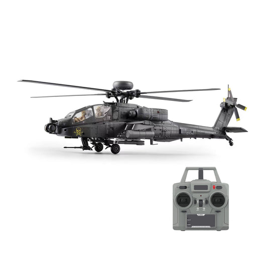 rc era c170 ah-64d 1/48 scale 2.4g 6ch flybarless military rc helicopter model with optical flow positioning, tof altitude hold, one-key inverted flight and brushless motor (rtf version)
