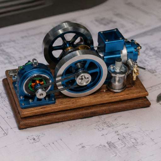 enjomor antique working 4-stroke internal combustion gas engine model horizontal stationary engine with evaporative water cooling system