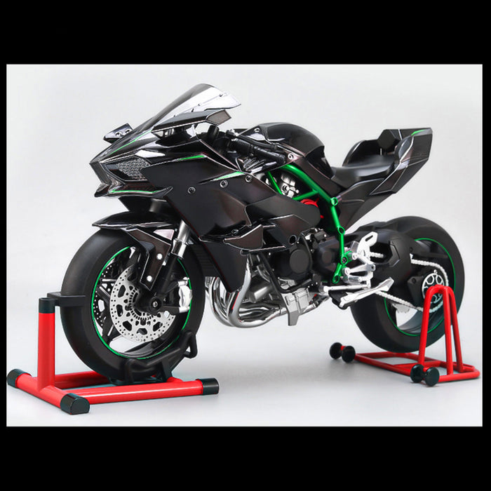 1/7 scale alloy dynamic motorcycle model v4 top edition with ignition system & smoke spray