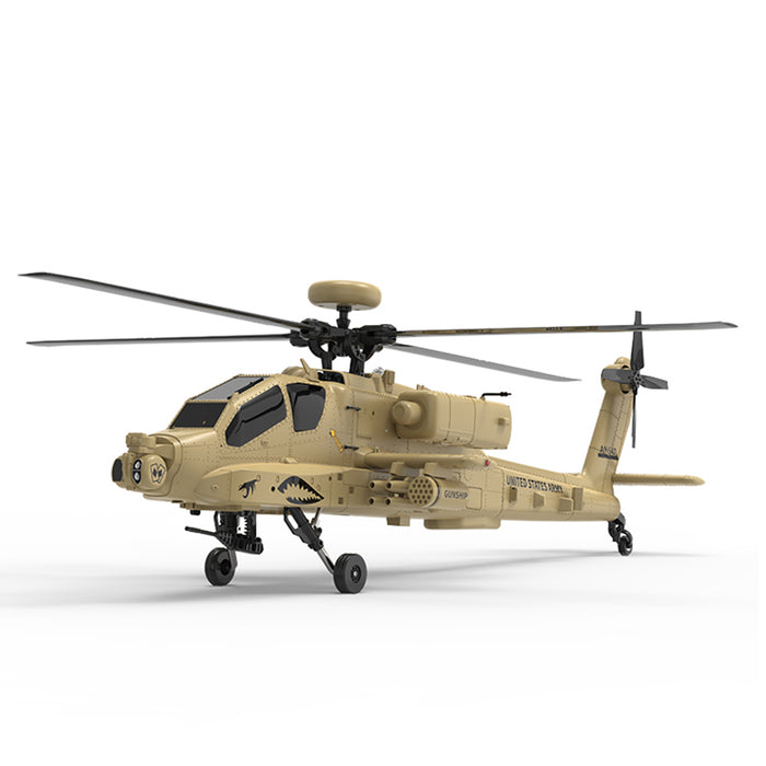wolfbush & yu xiang f11-n ah64 apache rc helicopter – 1/32 scale 2.4g 6ch coaxial dual rotor with optical flow altitude hold