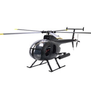 FLISHRC FL500 AH-6 Little Bird 500-Class 2.4G 6CH Scale RC Helicopter Model with L7 Flight Controller and 4-Mode Positioning GPS RTF - EngineDIY