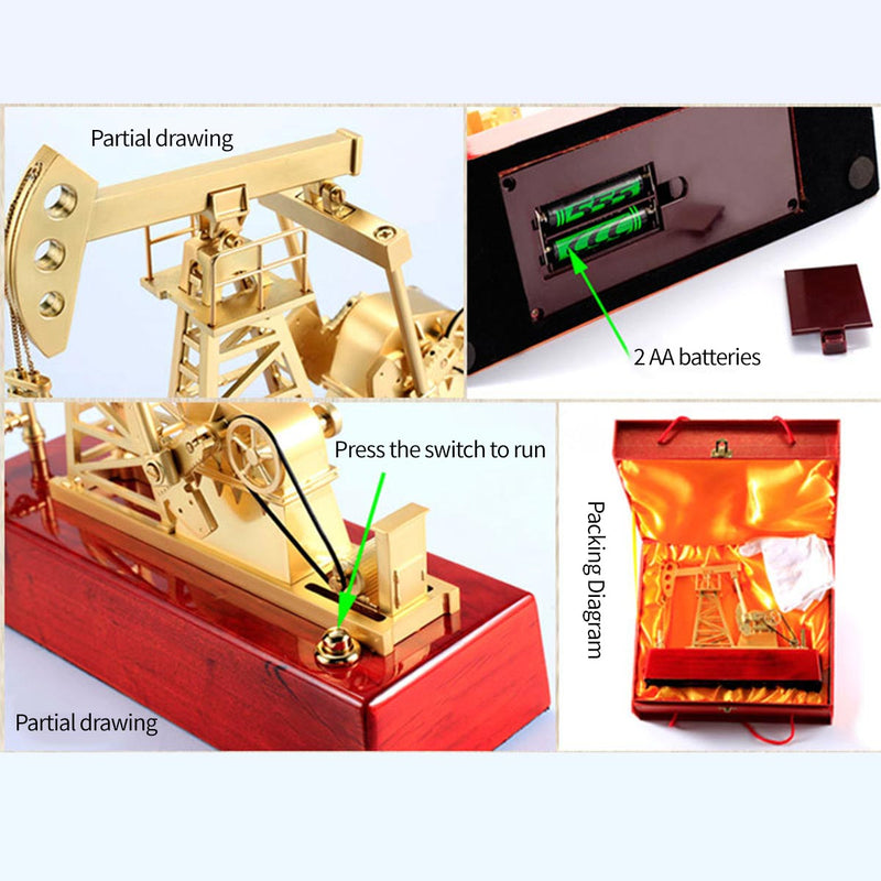 electric metal oil well pump jack model