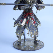 3d metal monkey king sun wukong mecha model kit, diy assembly collectible figure with cloak and staff, articulated desktop display for adults (2600+pcs)