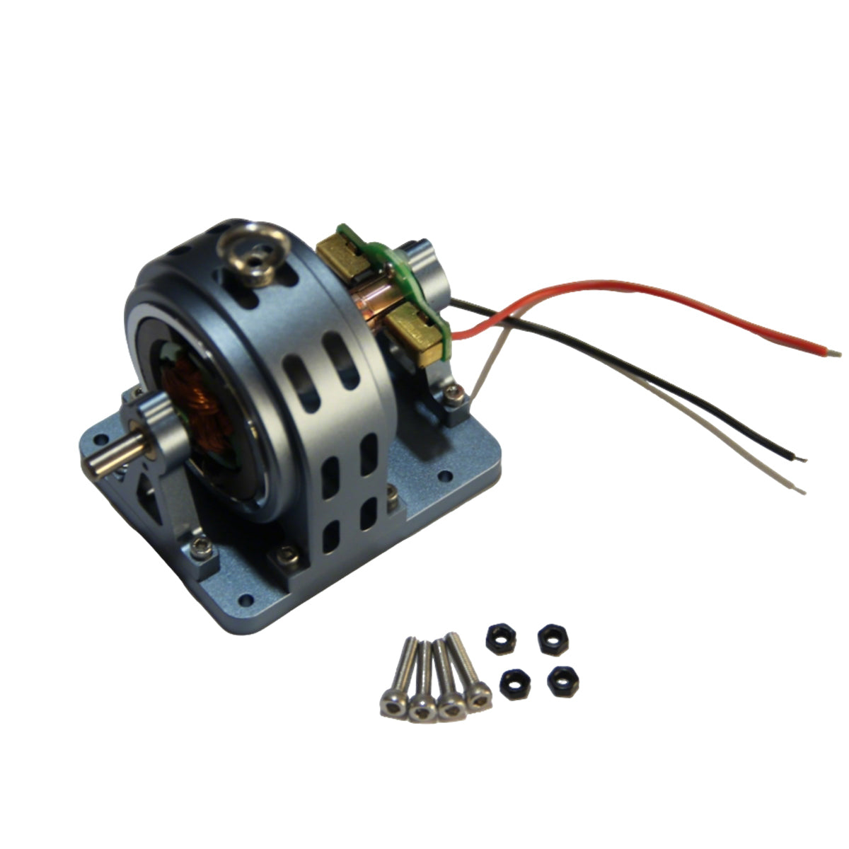 12v dc micro generator with pulley wheel & belt - diy upgrade accessories for steam/internal combustion engine models