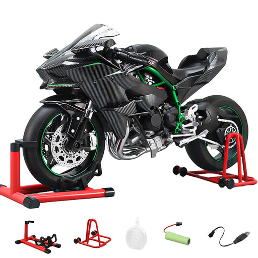 1/7 scale alloy dynamic motorcycle model v4 top edition with ignition system & smoke spray